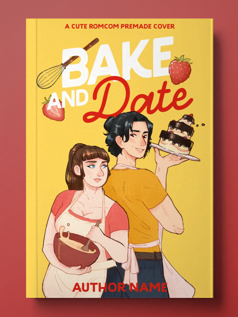 A cute romantic comedy romcom illustrated cover by Clara Wynn.